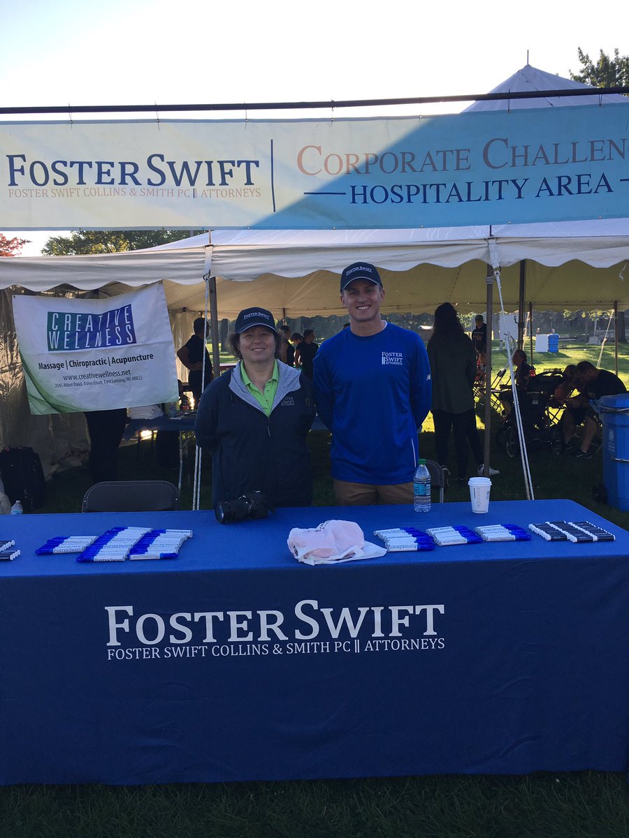 CCRiverRun's tweet photo. We had great corporate teams take part in the @Foster_Swift Corporate Challenge this year! #runcapcity #lovelansing https://t.co/n1daUFmjQr