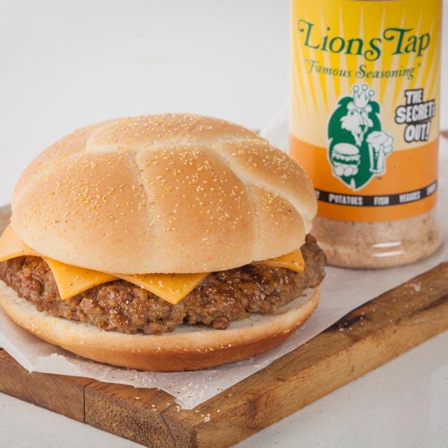 Celebrating #NationalCheeseburgerDay with our local favorite: <a href="/Lionstap/">Lions Tap</a> “Famous Seasoning”! #HometownAirline