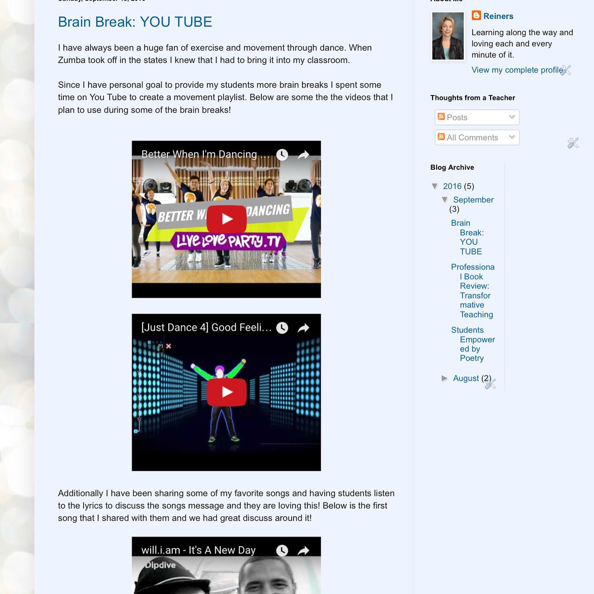 ReinersCK's tweet photo. New #blogpost on #brainbreaks #education I'm in! https://t.co/QK1EvHQOTs