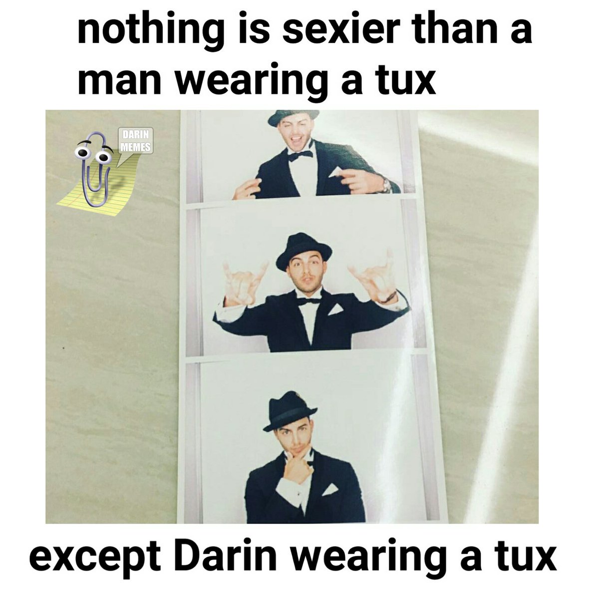 DarinMemes's tweet photo. No wonder my bae feels so threatened by D #damnDarin πππ @DarinOfficial #DarinMemes #Darin https://t.co/vpQowkeLPM