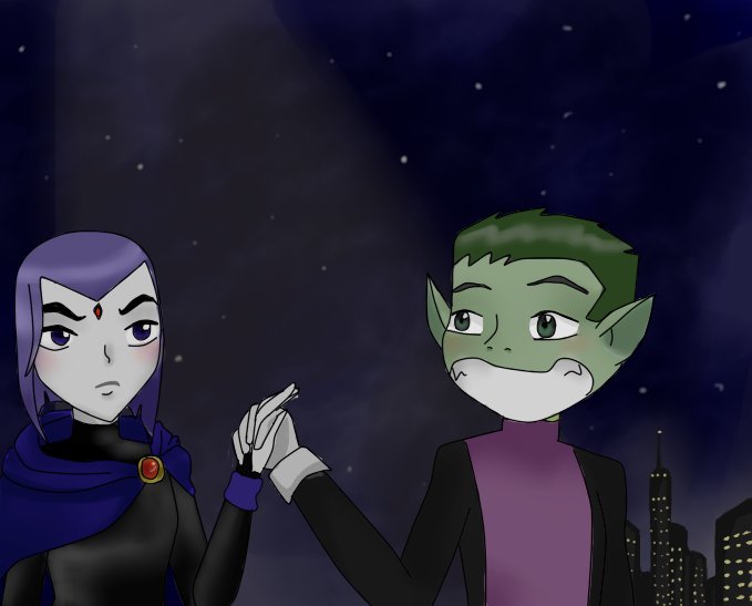 leah mcconell. beast boy and raven are going on a date. @leah_mcconell. 