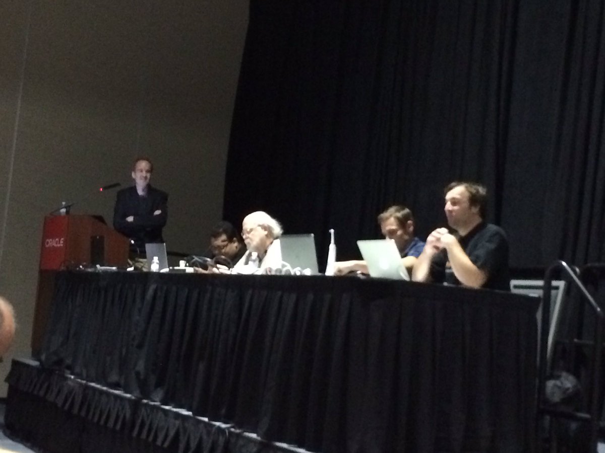 wolflook's tweet image. Now @monacotoni shows #DukeScript with his toothbrush demo @JavaOneConf
