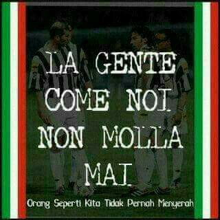 LA GENTE COME NOI NON MOLLA MAI !!!! 👏 #FinoAllaFine #ForzaJuve 😎