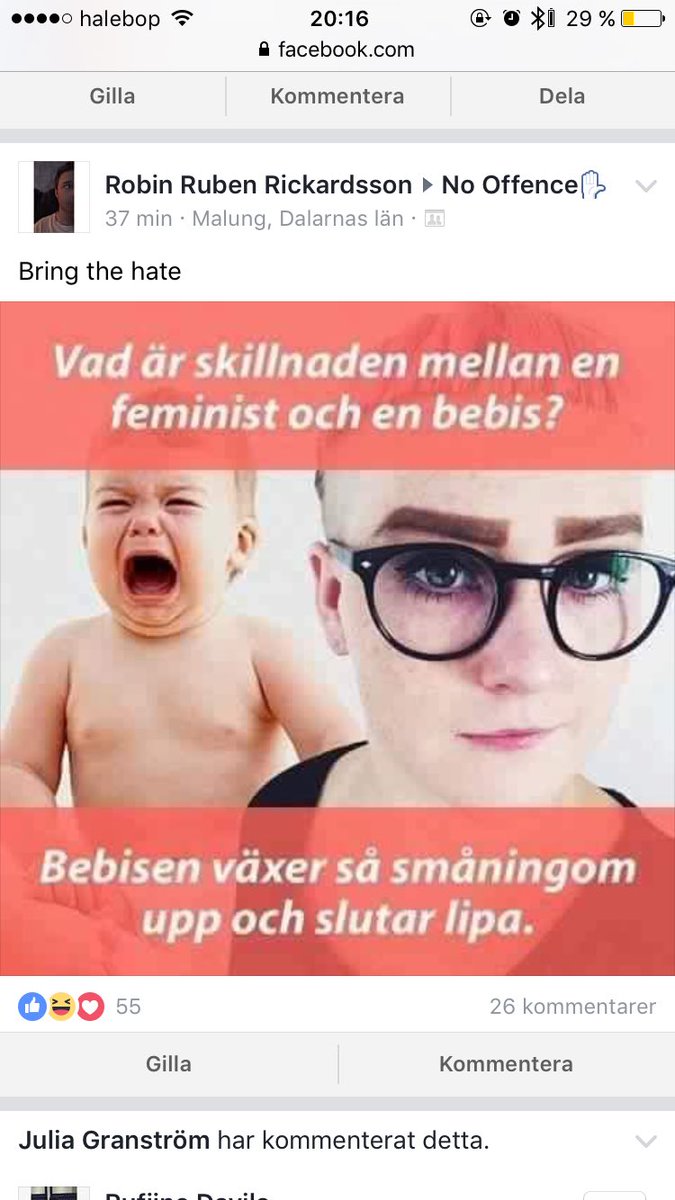 sbysteedt's tweet photo. Sjukt hur roliga folk (män) är!!!!! Så roligt?? Superduper kul verkligen. Coolt också väl https://t.co/e5znbiPynA