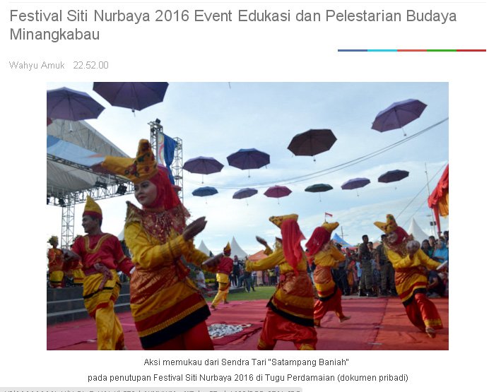 kata-wahyu.blogspot.co.id/2016/09/festiv… <a href="/FestSitiNurbaya/">Festival SitiNurbaya</a> <a href="/BloggerPalanta/">Blogger Palanta</a> <a href="/infoSumbar/">SUMBAR</a> #FestivalSitiNurbaya