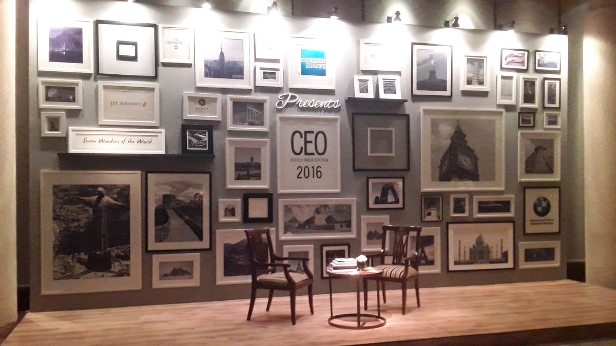 HyattRegencyDel's tweet photo. Time to get the show started #AmexCeoSeries @crispycrackling @virsanghvi https://t.co/6DvY7roqHP