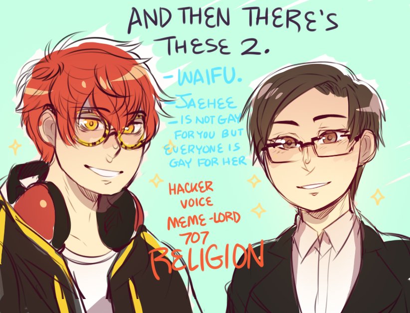 I've never played Mystic Messenger, but here's what I know based on what I've seen. 