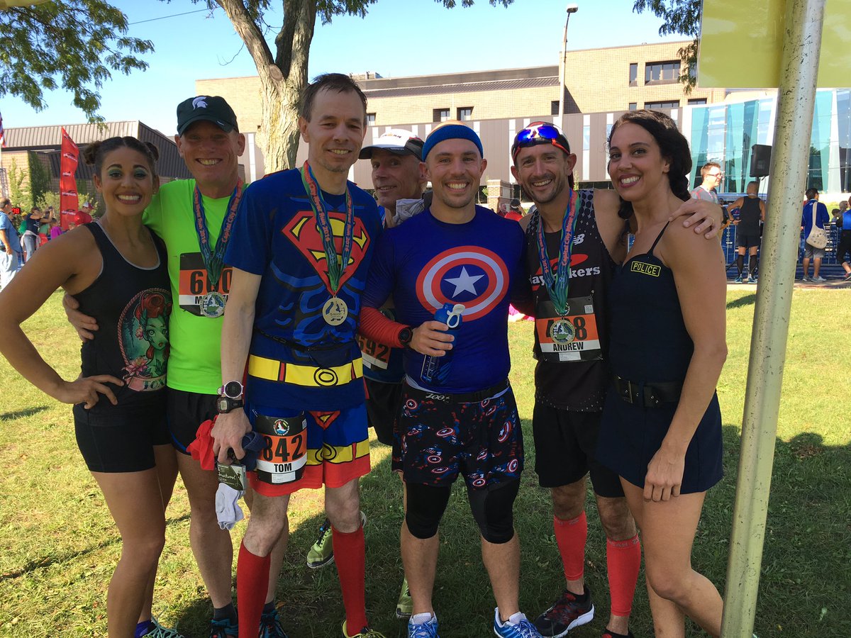 Thank you to our pacers who helped so many reach their goals today! They are superheroes! #RunCapCity #LoveLansing