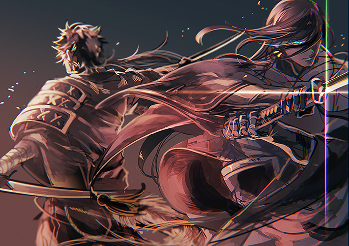 刀剣乱舞 Ufo版アニメ 刀剣乱舞 第一弾pvを見た審神者が描いた陸奥守吉行 和泉守兼定の素晴らしいイラスト 刀剣速報 刀剣乱舞まとめブログ