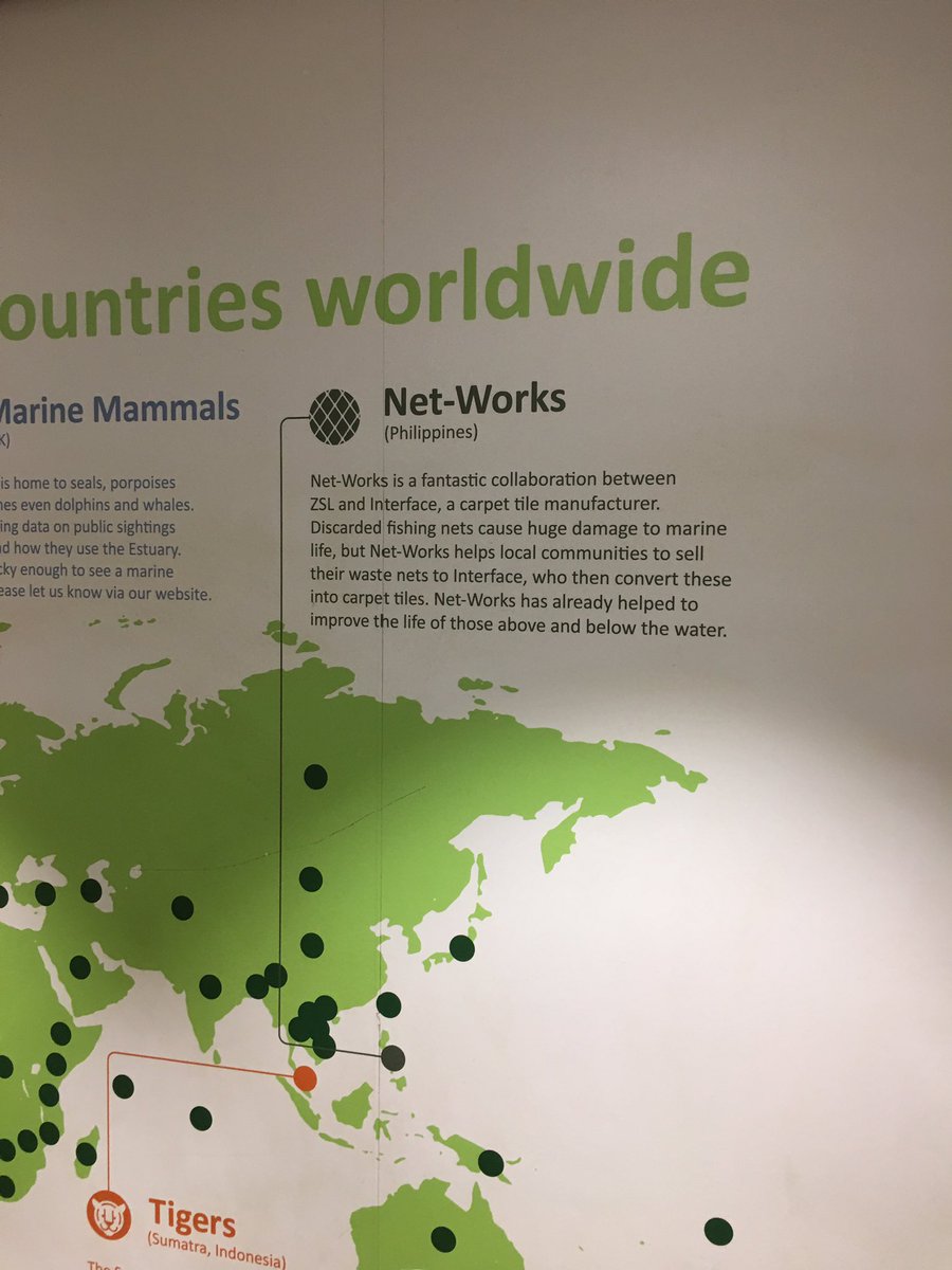 SamuelInterface's tweet image. Sunday @ZSLWhipsnadeZoo @Nets2Carpet @InterfaceInc