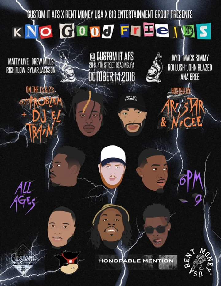 MackSimmy's tweet photo. OCTOBER 14TH #CUSTOMIT #KNOGOODFRIENDS #CONCERT 🤘 https://t.co/DzjPiBAo35