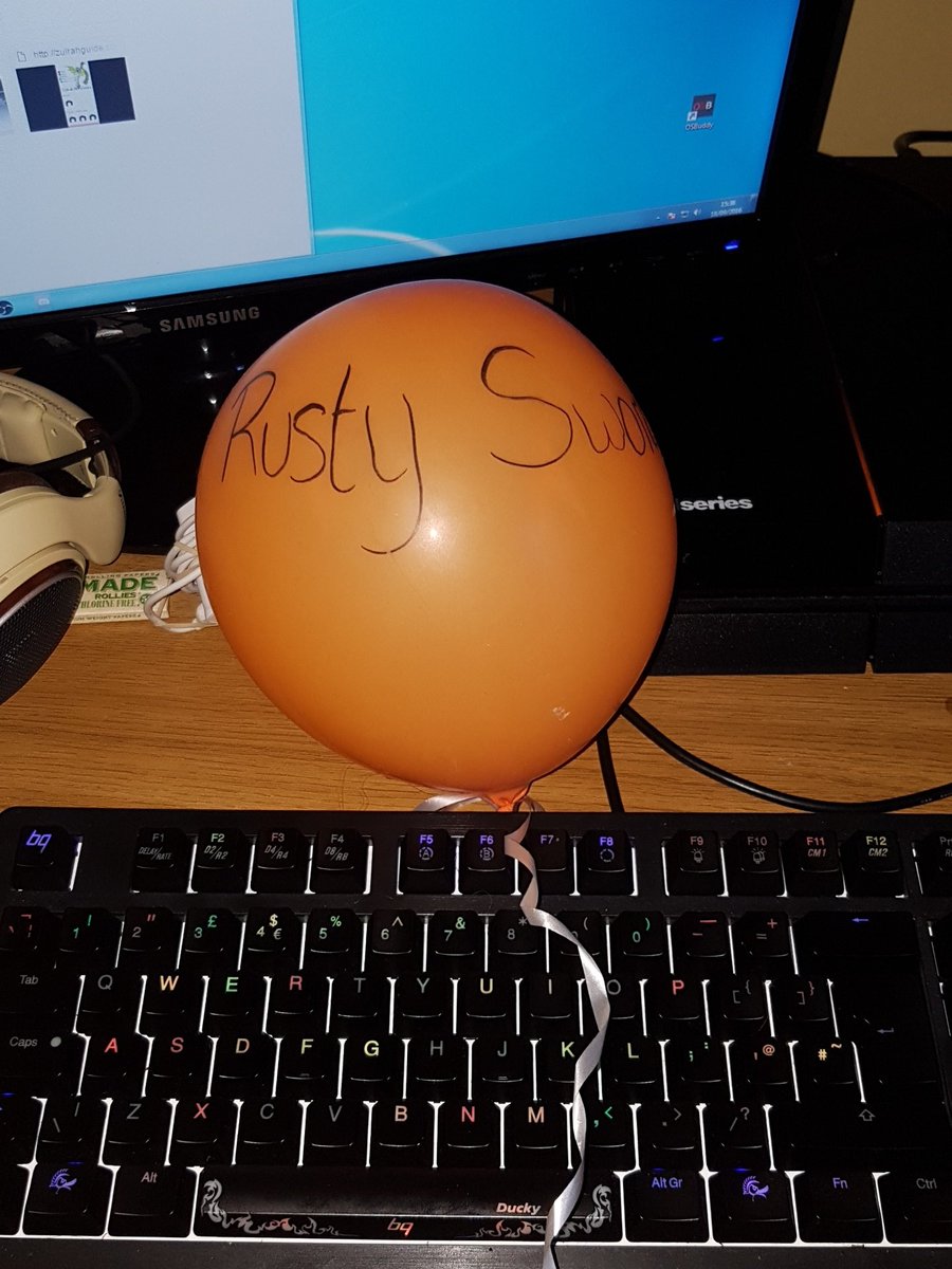 OSRSRustySword's tweet photo. Still can't pop it @Miss_MistyRS :( https://t.co/vyl8BGPDV8