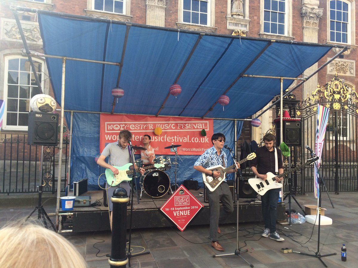 WorcsMusicFest's tweet image. Correction 
Last band at the Guild hall was The Purple Shades not Dylan sorry #WMF2016