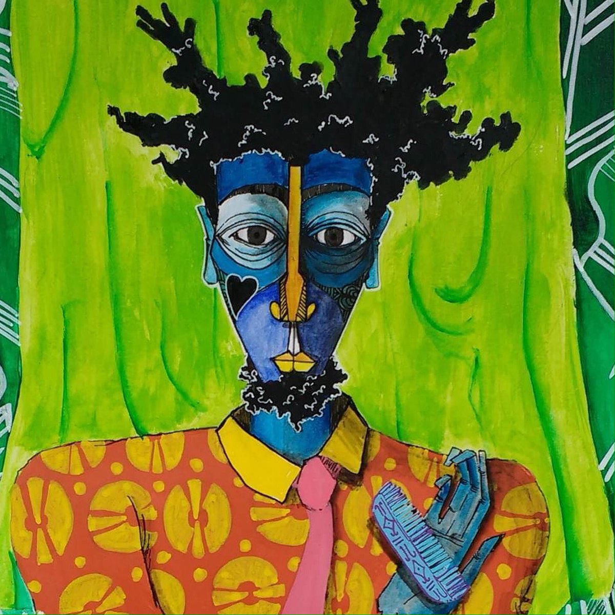 carib_painters's tweet photo. 'Portrait of young island derelict' by Kriston Banfield #Trinidad #Caribbean #art #inspiration #followart #twitart https://t.co/IHrAVL2zPG