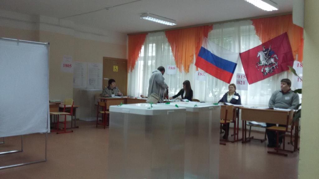 На участках царит классная атмосфера! Успей проголосовать! #выборыМосква2016
