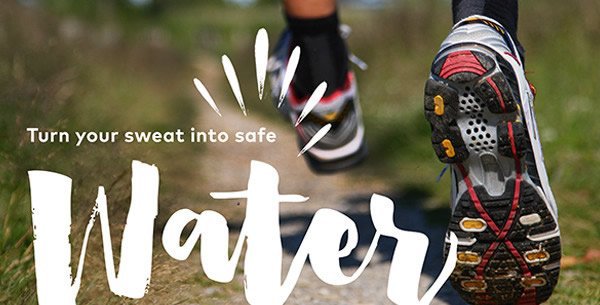 Water's tweet image. Run, bike, swim, dance – turn your sweat into safe water! Get started at Give.Water.org.