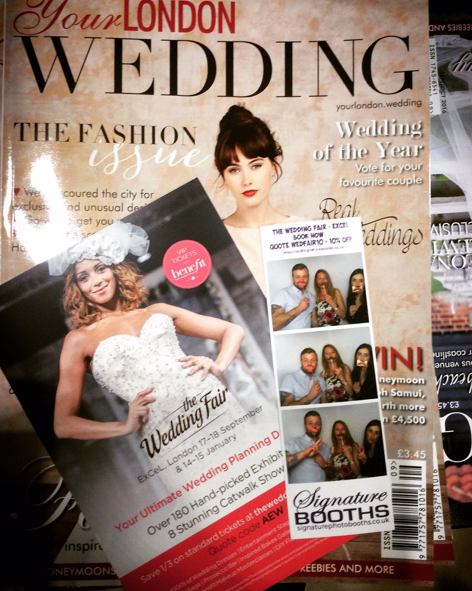 Photo booth fun! <a href="/SigiSoundsDJ/">Signature Sounds DJs</a> @TheWeddingFairs #photobooth #wedding @CWM_KarenBrooks @CWM_Vinny @CWM_Rosie