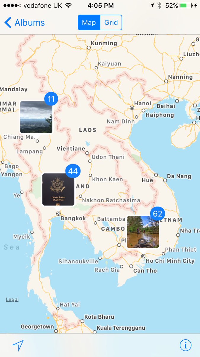 DeniseVlogs's tweet image. The photo map feature in the #ios10update is really stroking my #digitalnomad ego. 💃🏻🌎🌍🌏🙆🏻