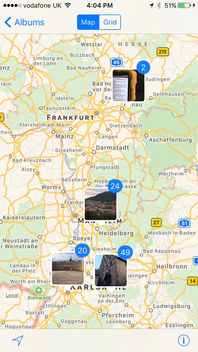 DeniseVlogs's tweet image. The photo map feature in the #ios10update is really stroking my #digitalnomad ego. 💃🏻🌎🌍🌏🙆🏻
