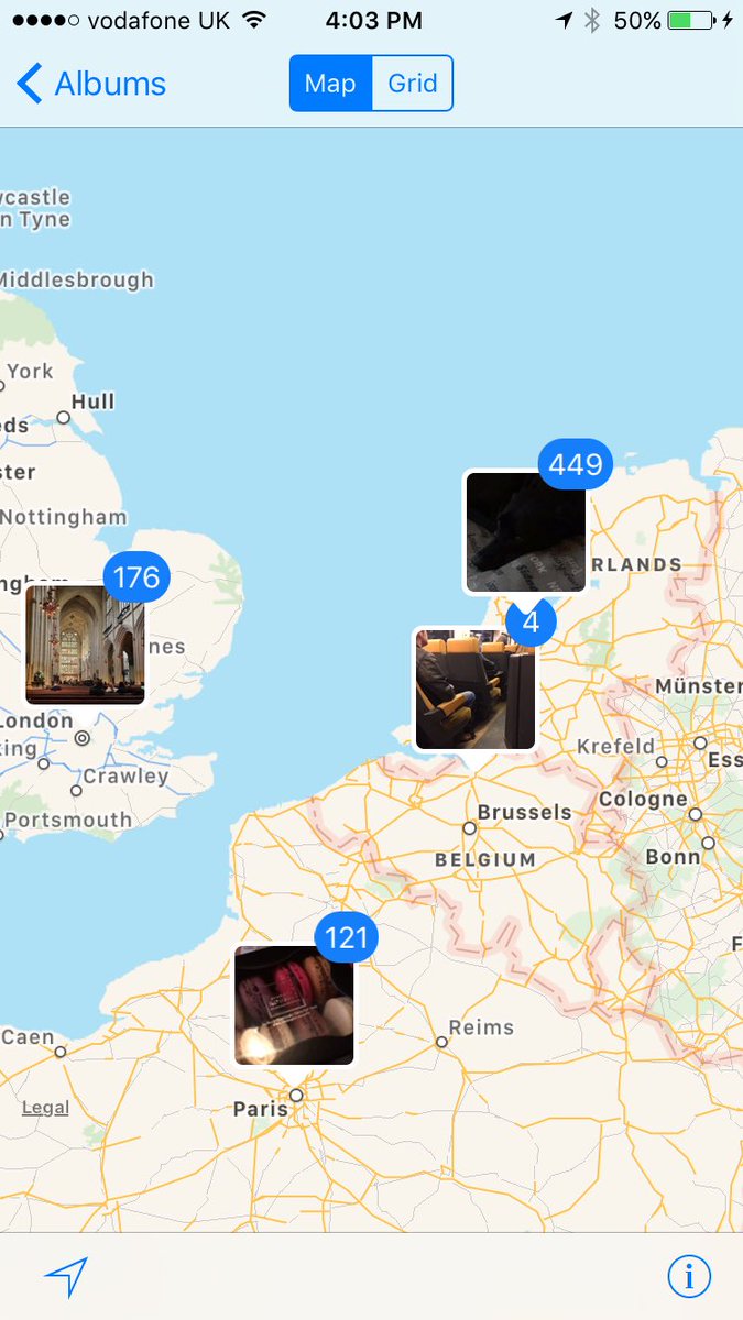 DeniseVlogs's tweet image. The photo map feature in the #ios10update is really stroking my #digitalnomad ego. 💃🏻🌎🌍🌏🙆🏻