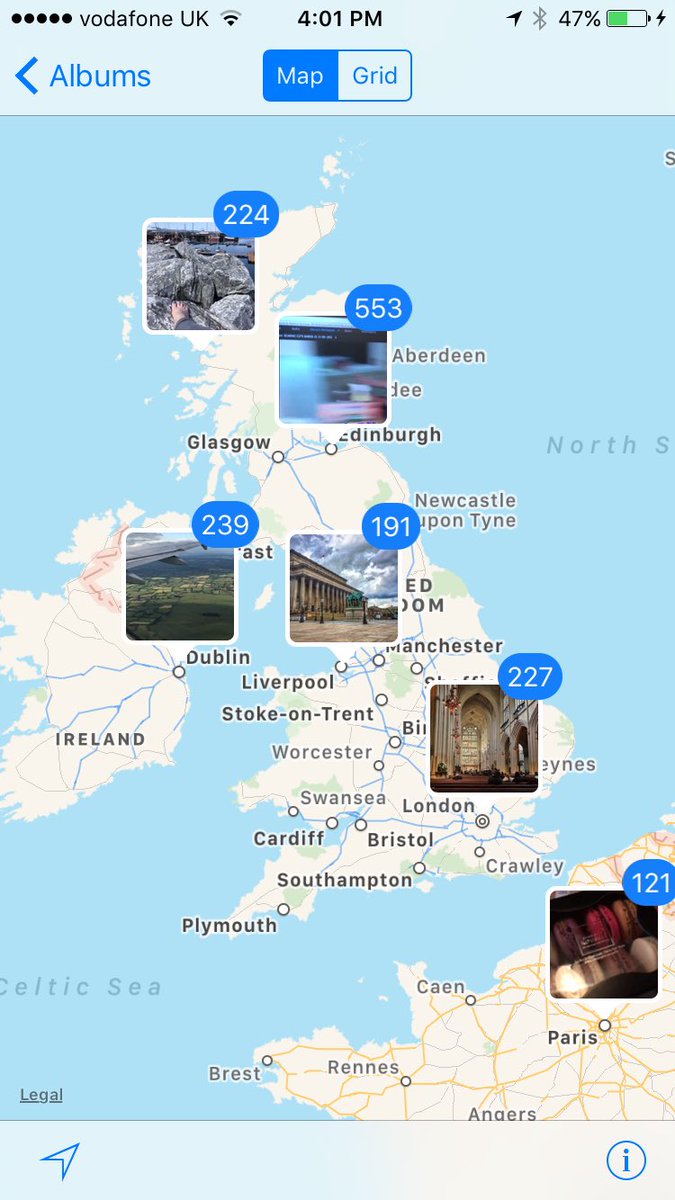 DeniseVlogs's tweet image. The photo map feature in the #ios10update is really stroking my #digitalnomad ego. 💃🏻🌎🌍🌏🙆🏻
