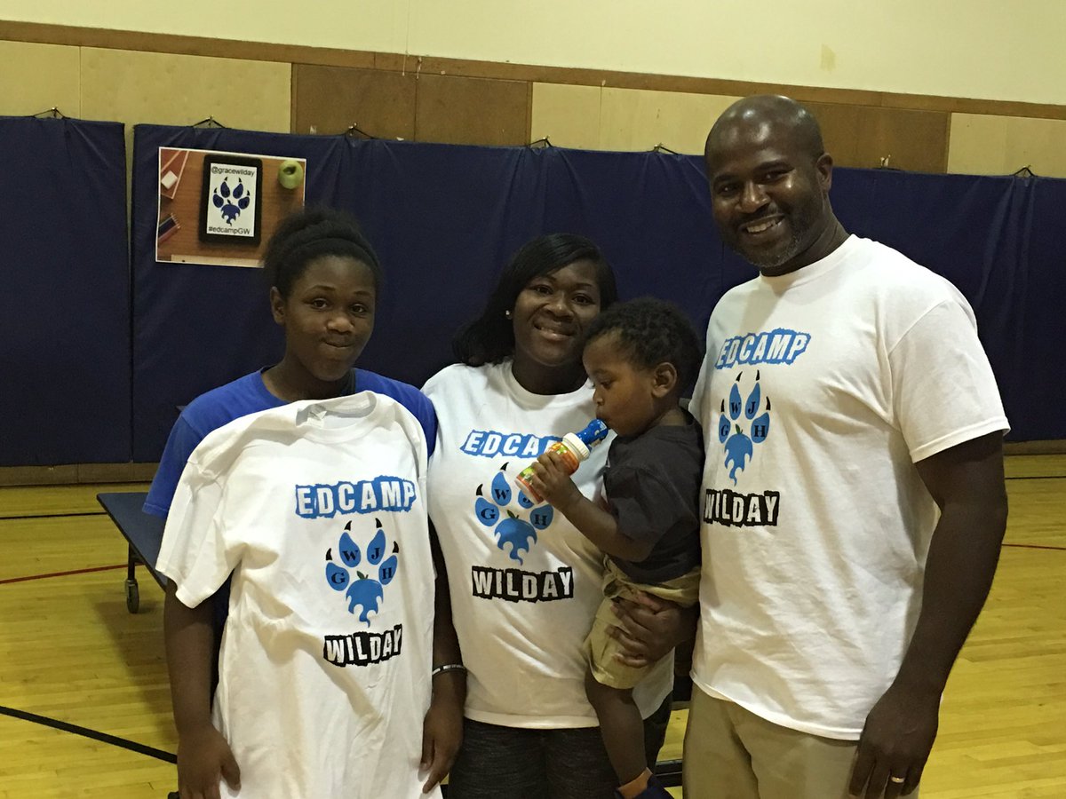 EdcampWilday's tweet photo. @josuefalaise and @KeyannaMichelle &amp; her children catching up @EdcampWilday. #edcampgw https://t.co/OyWkmPTvPc
