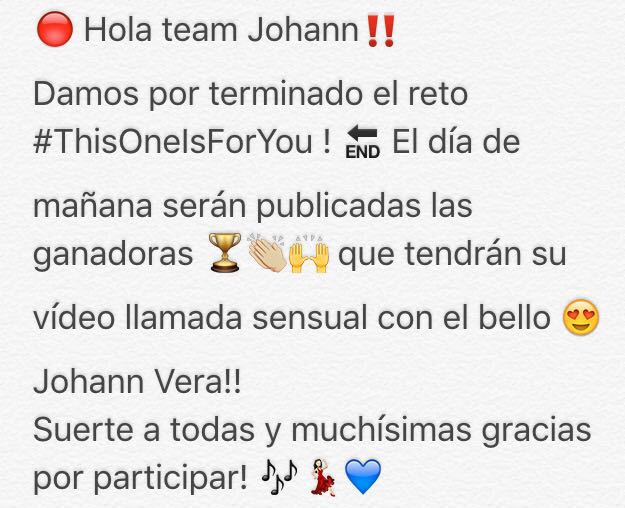 TeamJohannCR's tweet image. El día de ayer termino el Reto #ThisOneIsForYou @JohannVera1 hoy sabremos quien ganara 🍀