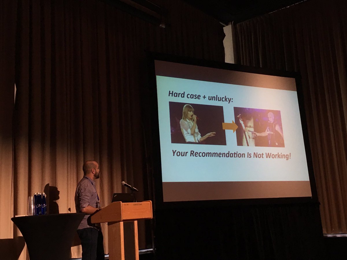 RLerallut's tweet image. Using #deeplearning to avoid recommnding Rammstein to lovers of Taylor Swift #recsys2016 @CriteoEng @CriteoResearch