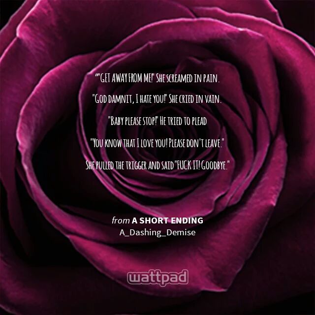 ScriptedDeaths's tweet image. &quot;&quot;GET AWAY FROM ME!&quot; She screamed in pain.
&quot;God damnit, I…&quot; #Quote #Wattpad my.w.tt/UiNb/rKQdGx50Lw @@ADashingDemise