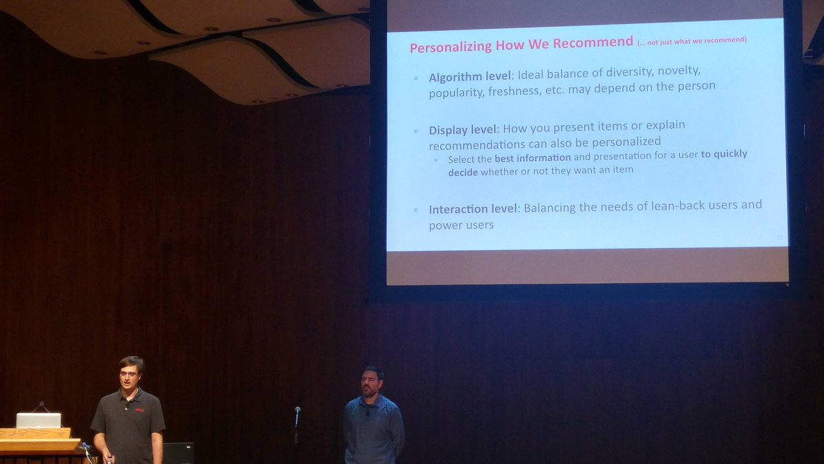 alansaid's tweet image. &quot;How we recommend, not just what we recommend&quot; @JustinBasilico #recsys2016