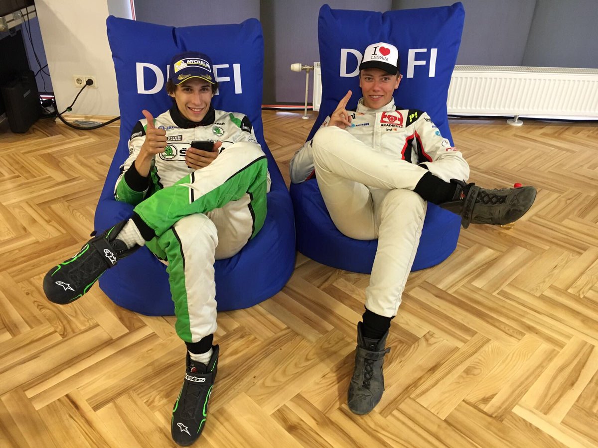 FIAERC's tweet photo. Relaxed drivers after #FIAERC @LVRally @ralfssirmacis &amp; @MSesks https://t.co/IbtoLkWzOx