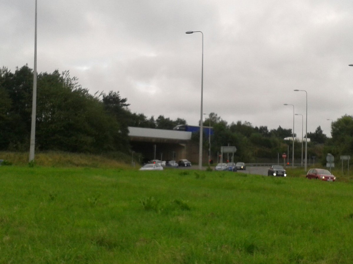 N4NGP's tweet photo. Last week's traffic back to Harrows Pub. Rammed #M54 #StoptheGaileyFreightHub https://t.co/MG7XXEQDtF