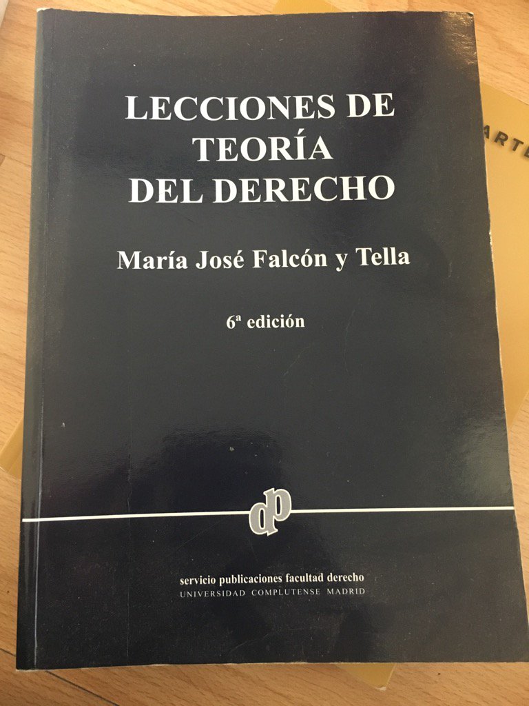 Emiitoo88's tweet photo. ¡Me gusta! "Libro teoría del derecho Ucm" en #wallapop https://t.co/N9eda44ADL https://t.co/SQOAEHpKRa