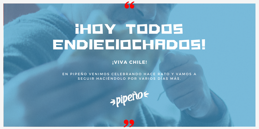 pipenoRest's tweet photo. ¡Feliz 18 a todos nuestros compatriotas! A los que andan en Chilito y a los que partieron fuera también. ¡Viva Ch... https://t.co/Z2KYAq5od4
