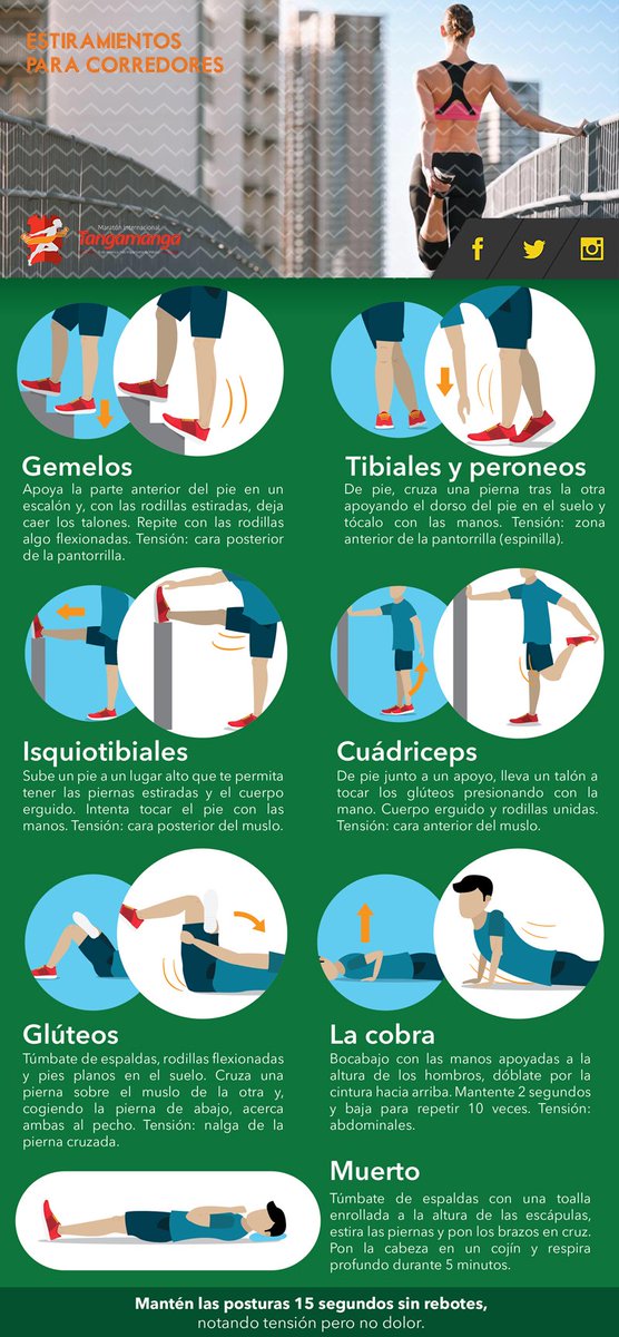 MaratonT's tweet photo. Realiza estos estiramientos después de correr https://t.co/LRm1vkUIpB