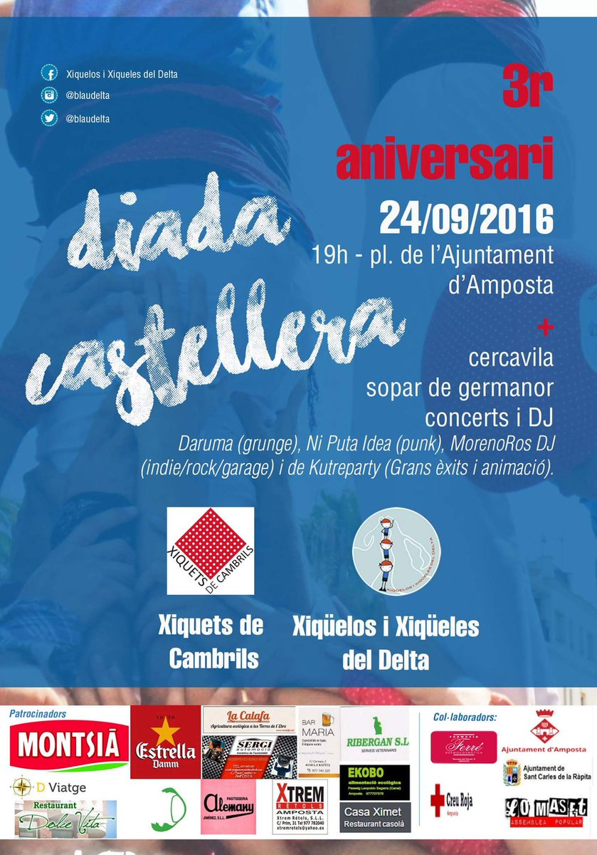 <a href="/deltacleta/">Deltacleta</a> 🚲 És un dels nostres patrocinadors 🤗 #3rBlaudelta #deltadelbre #terresdelebe