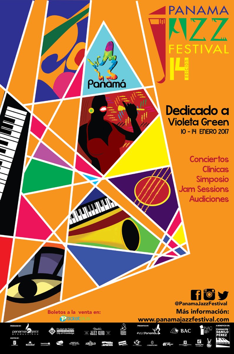 "XIV PANAMA JAZZ FESTIVAL" Del Martes 10 al Sábado 14 de Enero, 2017. Boletos en TicketPlus