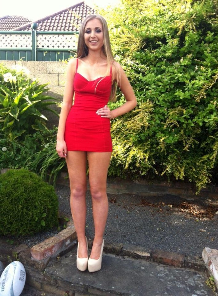 Girls In High Heels On Twitter Teen Girl In Red Dress And Platform