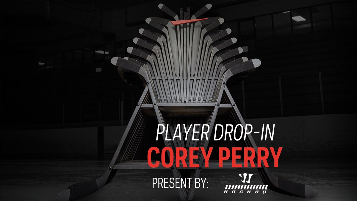 SportChek's tweet photo. Player drop in! Corey Perry today at 2pm EST at our @SCMapleLeafSQ store. Powered by #Warrior https://t.co/LPGvONrbsP