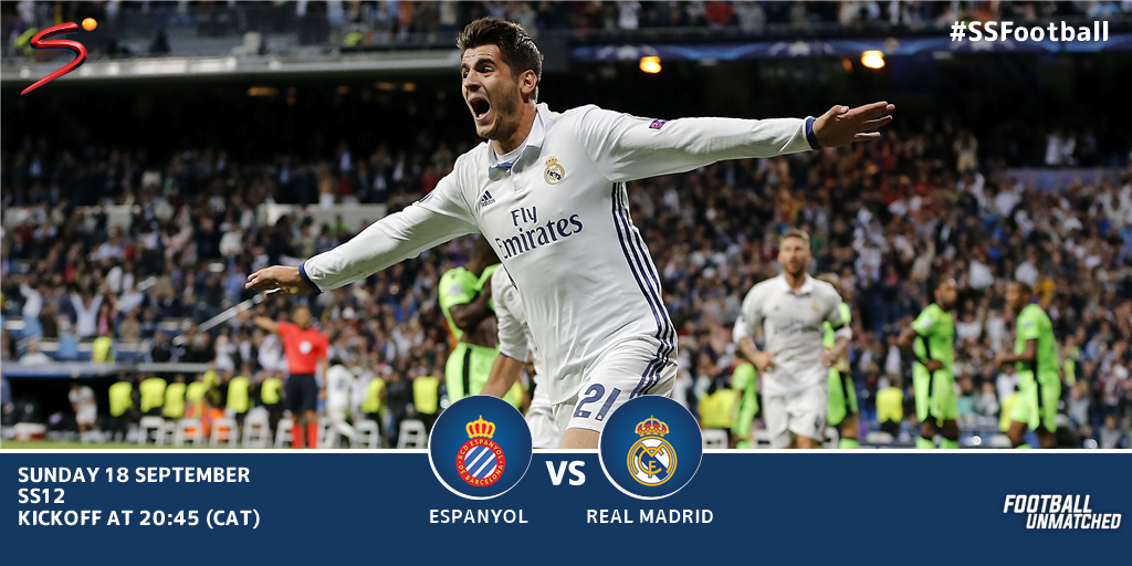 SuperSportTV's tweet photo. Victory for Real Madrid today will be their 16th #Laliga win in a row, tying Barcelona's record set in 2010/11. https://t.co/CsQiaaa7iR