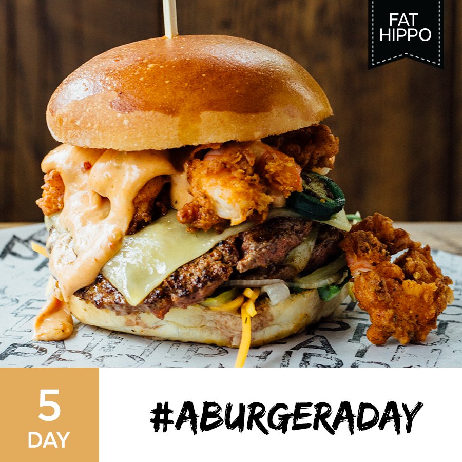 fathippofood's tweet photo. FINAL #ABurgerADay!
WIN burger x 4! Follow us, RT & tag 3 celebrities you'd love to enjoy one of our burgers with! ๐ https://t.co/eXkHwJxm5N