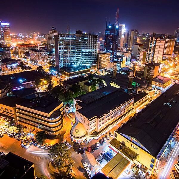 kenyapics's tweet photo. No. Not New York. But the impressive Nairobi City night skyline! https://t.co/uHFABK4Ug2