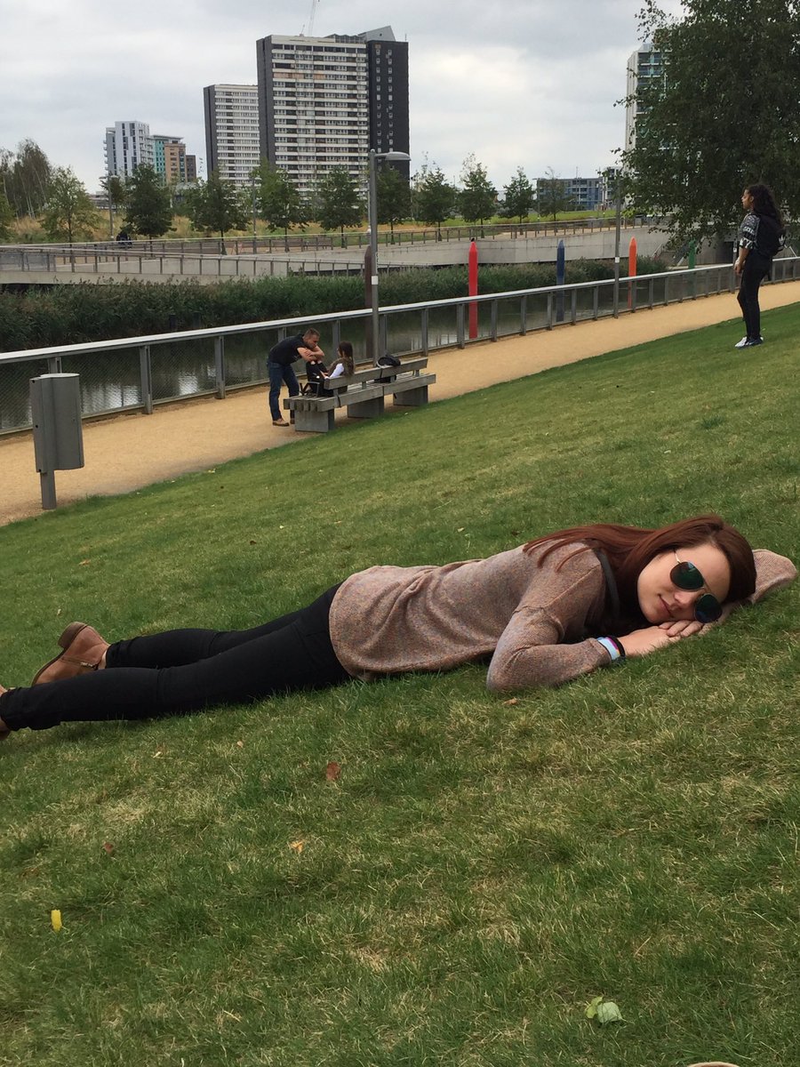 Im_McKayla's tweet photo. Tube + London Olympic Park + a little bit of jet lag https://t.co/Sy6uE2ppmp