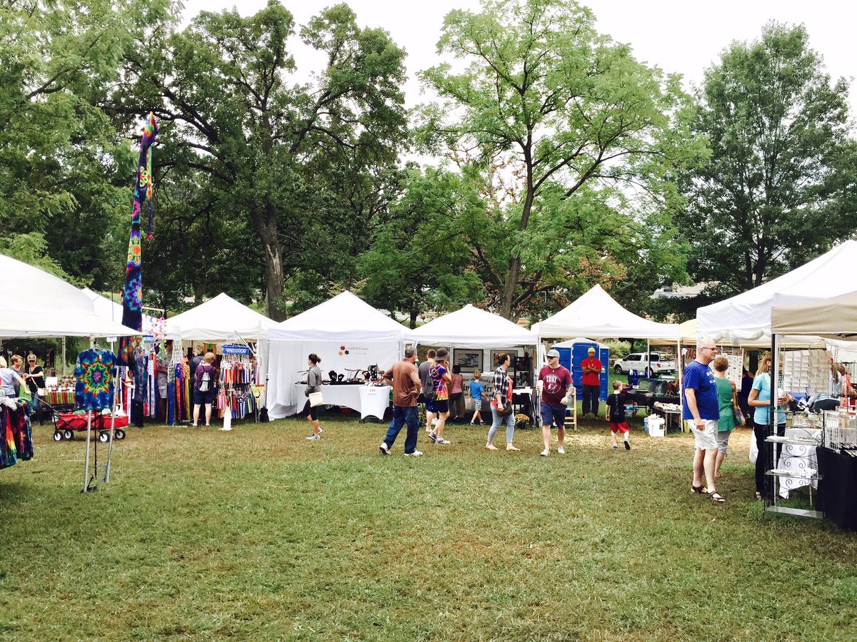 The ground is drying out and it is cooler today! Greentree Festival in Kirkwood open until 5pm.
