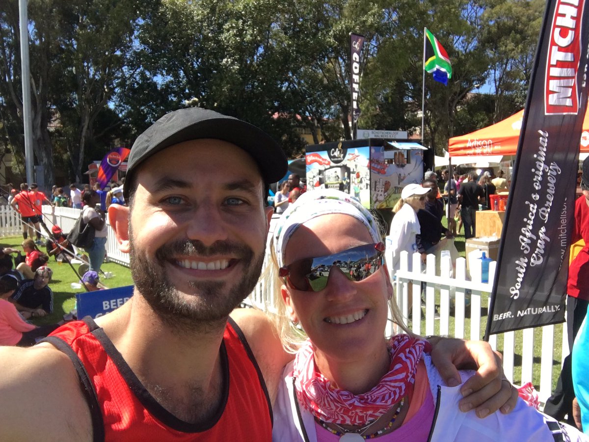 <a href="/jamiefunschoor/">Jamie van Schoor</a> that smile...very special to see you before and after your <a href="/CTMarathon/">Cape Town Marathon</a> run! Congrats again champ!!
