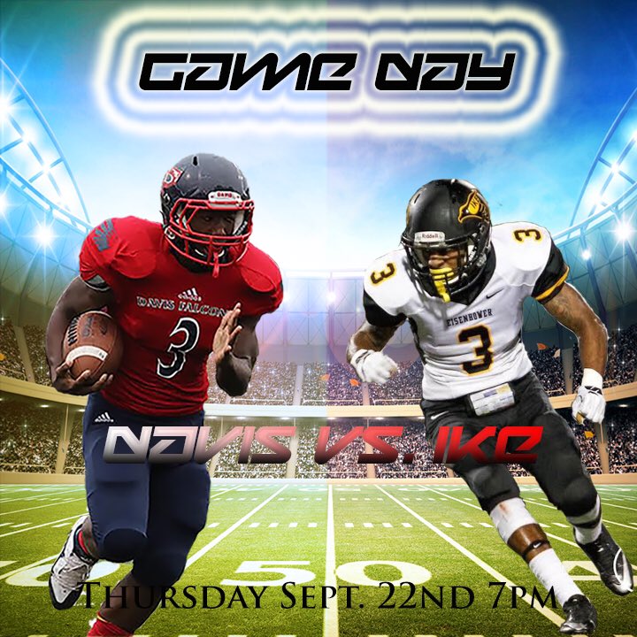 BODFalcons's tweet photo. 4 Days Until The Battle Of the Beltway! #BODvsIKE 
The 16-6A district opener will be televised on @kube57 @TXHSFB https://t.co/FXQoabD8G5