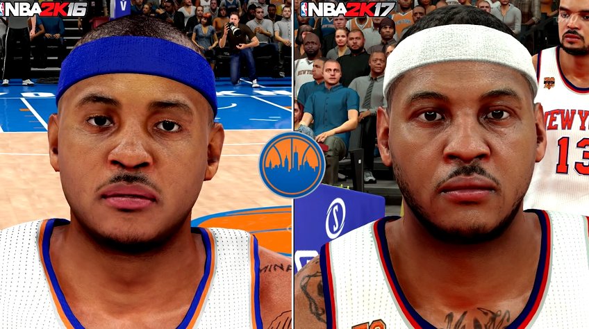 NBA2K16_NEWS's tweet image. NBA 2K17 vs NBA 2K16 Face/Graphics Comparison (VIDEO) nba2k4life.com/2016/09/18/nba…