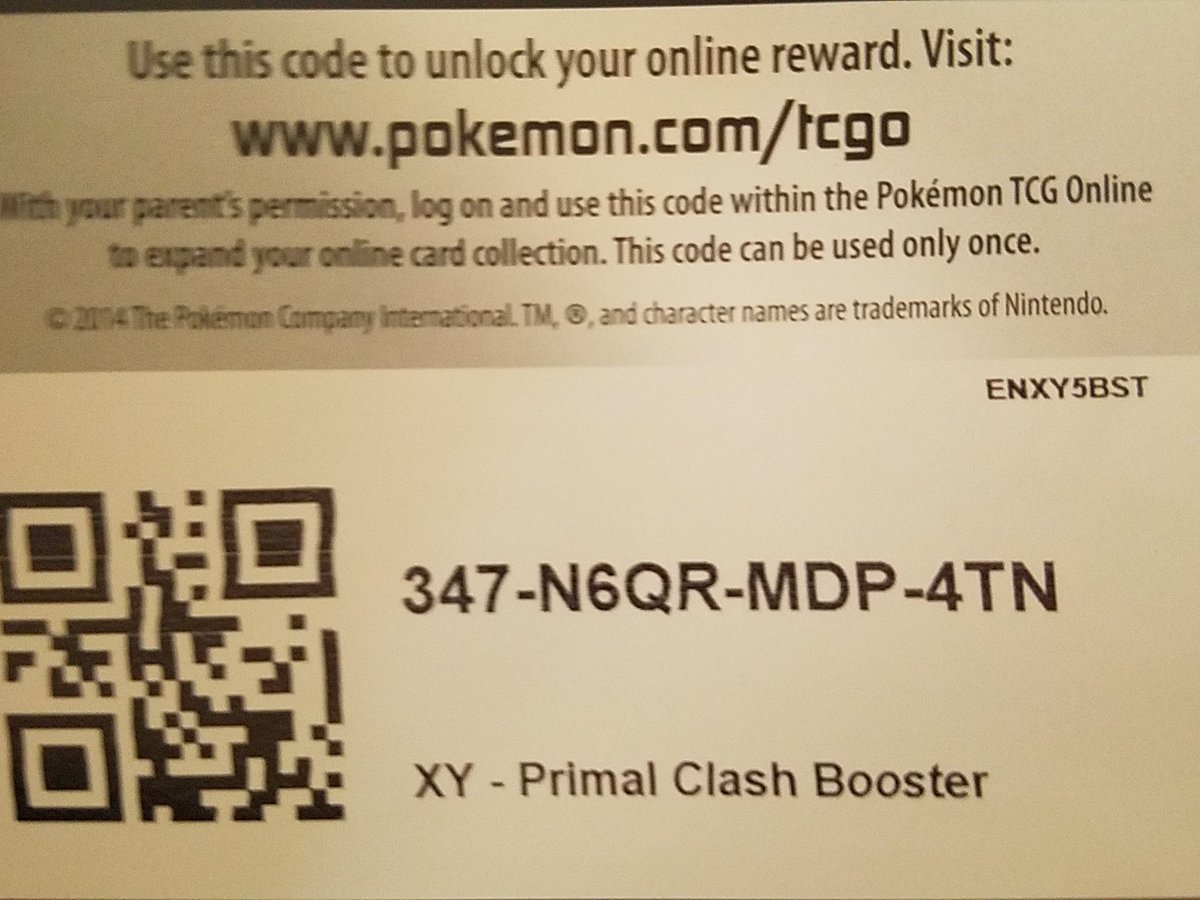 PokemonCodeCard's tweet image. #pokemon Hello everyone! This is from xy primal clash.