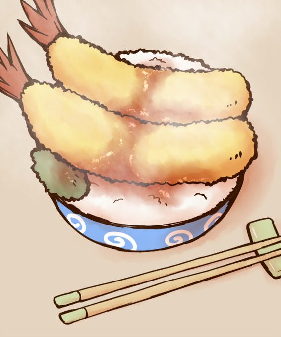 天丼のtwitterイラスト検索結果 古い順
