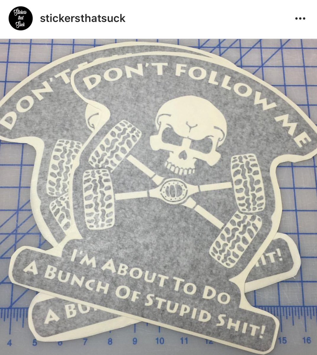 Stickersthtsuck's tweet photo. Always fun making specialty orders! #decal #decals #sticker #stickers #vinyl #custom #getyours #inquirewithin https://t.co/V3LZmM9Hr5